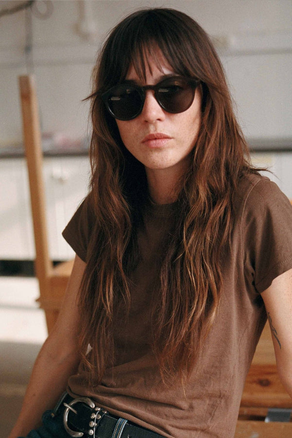 Barstow / Chocolate Acetate & Grey Solid Lens - Shade Files